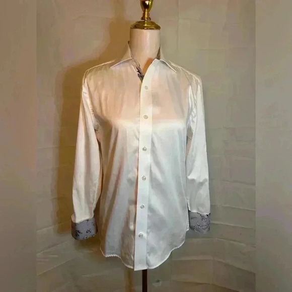 LEVINAS White Classic Shirts - Picture 7 of 7
